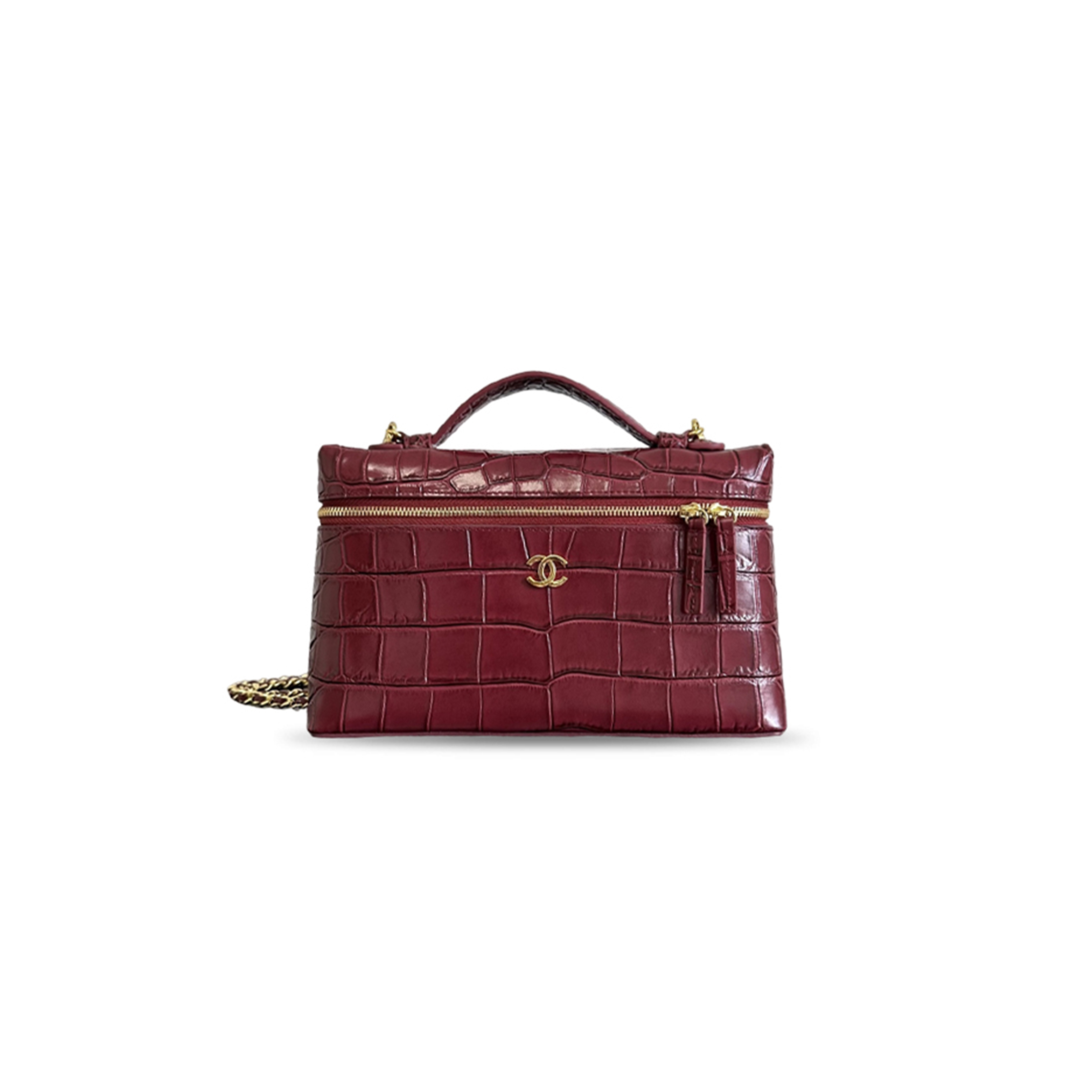 CHANEL VANITY WITH CHAIN (19.5*17*5cm)